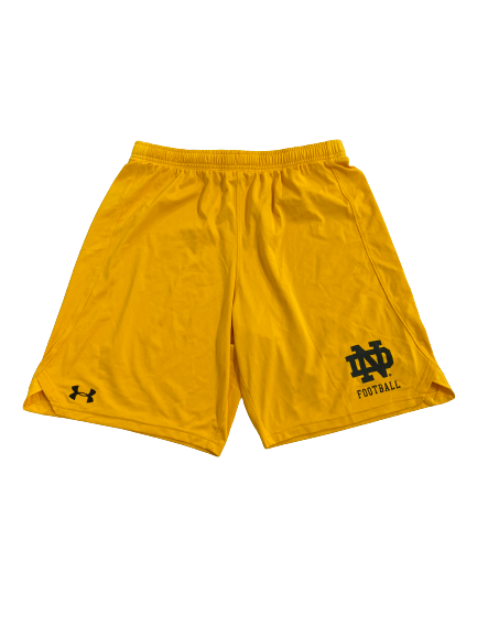 Greg Mailey Notre Dame Football Team-Issued Shorts (Size L)