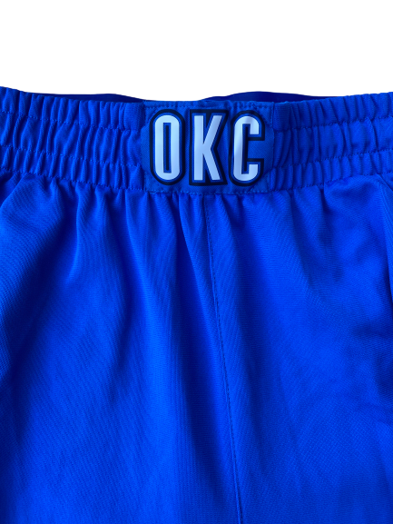 Kyle Singler Oklahoma City Thunder Game Worn Shorts (Size M)