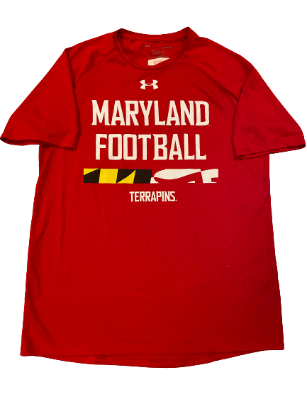 D.J. Turner Maryland Football Team Issued Shirt (Size M)