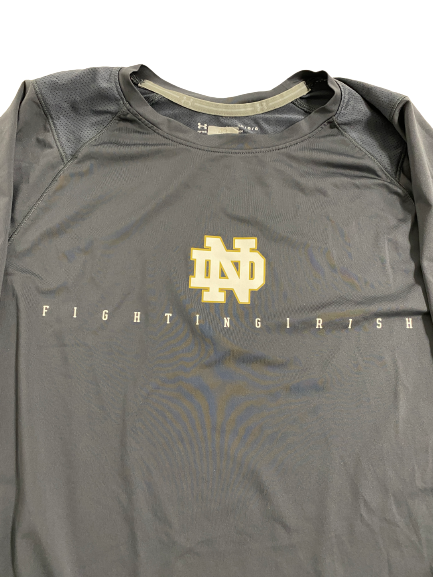Greg Mailey Notre Dame Football Team-Issued T-Shirt (Size L)