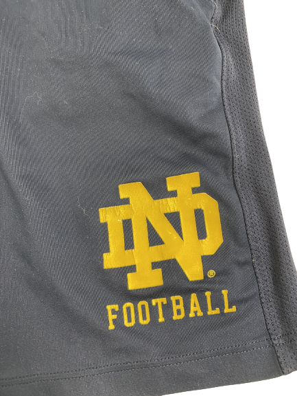 Greg Mailey Notre Dame Football Team-Issued Shorts (Size M)