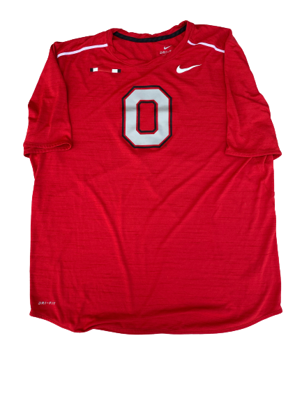 Tuf Borland Ohio State Football Team Issued Workout Shirt (Size XL)