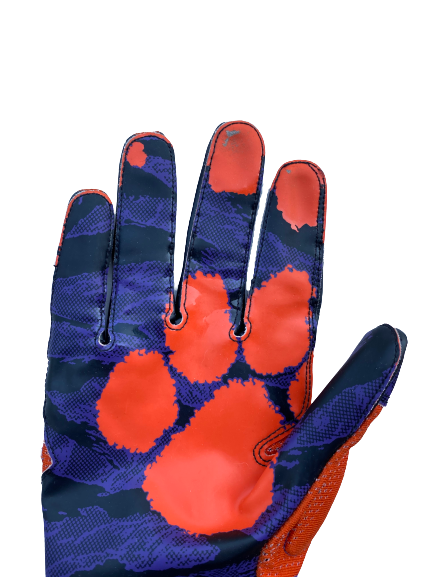 Xavier Kelly Clemson Football Player Exclusive Gloves (Size 3XL)