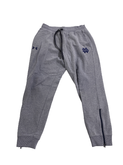 Greg Mailey Notre Dame Football Team-Issued Sweatpants (Size L)
