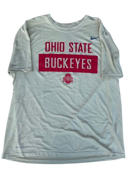 Tuf Borland Ohio State Football Team Issued Workout Shirt (Size XL)