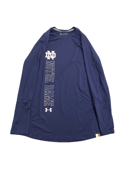 Greg Mailey Notre Dame Football Team-Issued Long Sleeve Shirt (Size L)