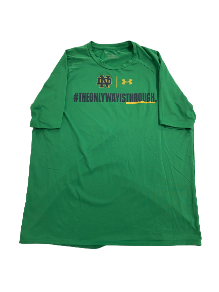 Greg Mailey Notre Dame Football Team-Issued T-Shirt (Size L)