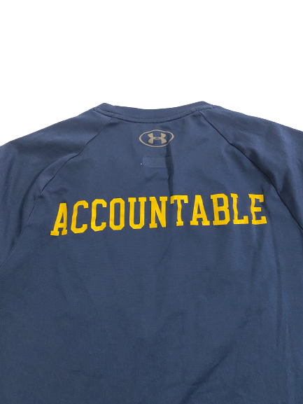 Greg Mailey Notre Dame Football Player-Exclusive "Accountable" T-Shirt (Size L)