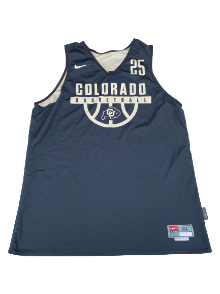 McKinley Wright Colorado Basketball SIGNED Season Worn Reversible Practice Jersey (Size XL)