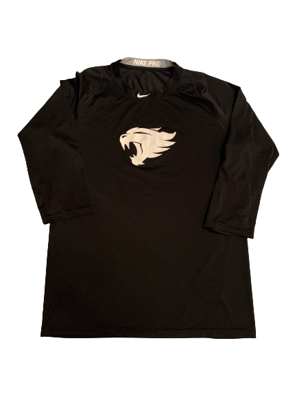 Trip Lockhart Kentucky Baseball Team Issued Nike Pro 3/4 Sleeve Shirt (Size L)
