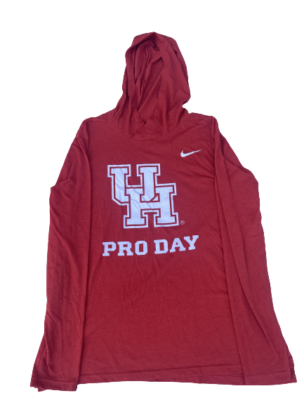 Emeke Egbule Houston Football Team Exclusive "Pro Day" Sweatshirt (Size 2XL)
