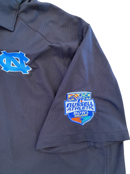 Carl Tucker North Carolina Football Team Exclusive "Russell Athletic Bowl" Polo Shirt (Size XL)