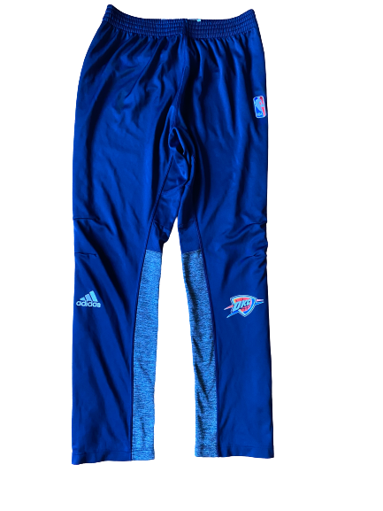 Kyle Singler Oklahoma City Thunder Game Warm-Up Snap-Off Sweatpants (Size XL)