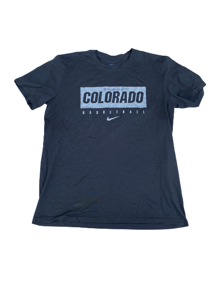 McKinley Wright Colorado Basketball SIGNED Workout Shirt (Size L)