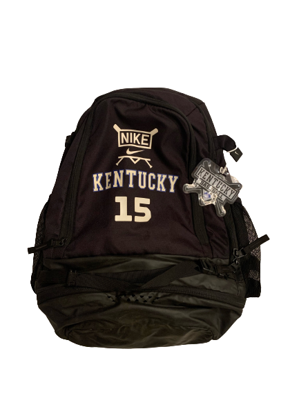 Trip Lockhart Kentucky Baseball Exclusive Backpack with Number & Player Tag