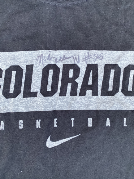 McKinley Wright Colorado Basketball SIGNED Workout Shirt (Size L)