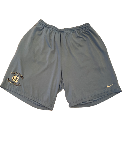 Carl Tucker North Carolina Football Team Issued Workout Shorts (Size XL)