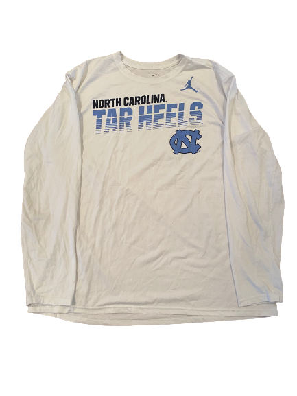 Carl Tucker North Carolina Football Team Issued Long Sleeve Shirt (Size XXL)