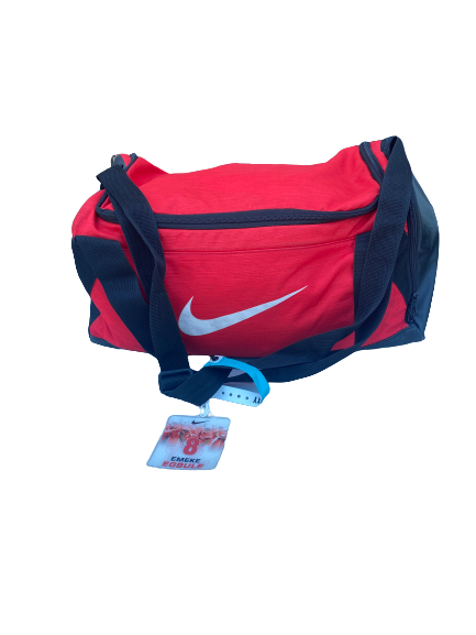 Emeke Egbule Houston Football Team Issued Travel Duffel Bag