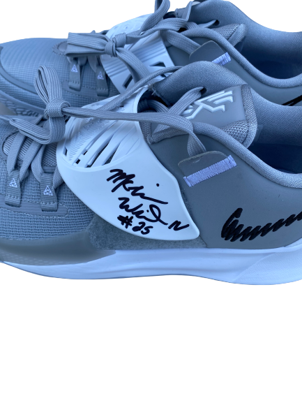 McKinley Wright Colorado Basketball SIGNED Team Issued Kyrie Irving Shoes