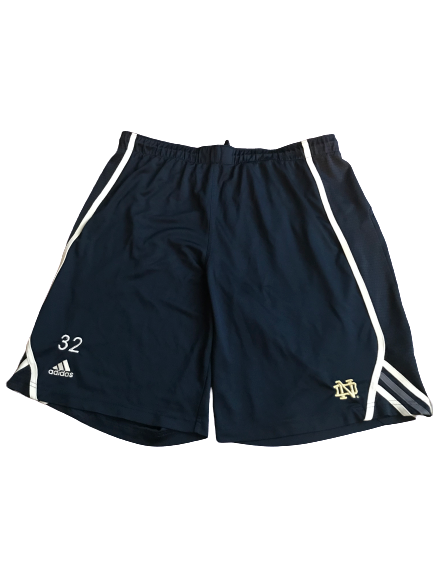 Will Mahone Notre Dame Team Issued Shorts With 