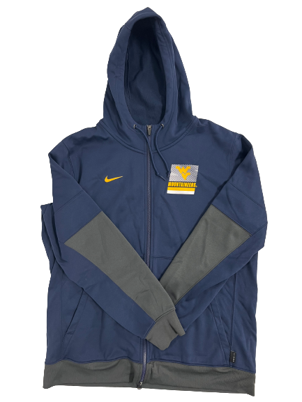 Jarret Doege West Virginia Football Team-Issued Zip-Up Jacket (Size XL)