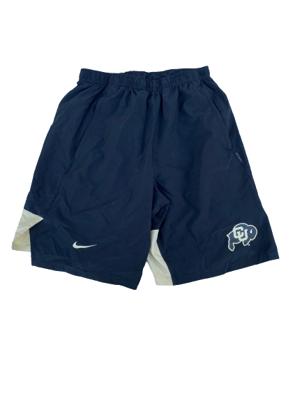 McKinley Wright Colorado Basketball Team Issued Signed Workout Shorts (Size M)