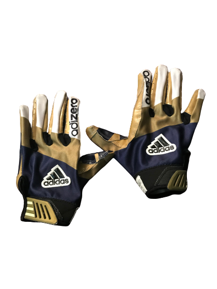 Will Mahone Notre Dame Team Issued Football Gloves