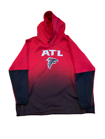 Sean Harlow Atlanta Falcons Team Issued Sweatshirt (Size XXXL)