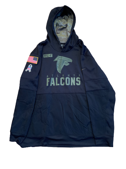 Sean Harlow Atlanta Falcons Team Exclusive "Salute To Service" Sweatshirt (Size XXXL)