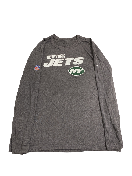Tarik Black New York Jets Football Team-Issued Long Sleeve Shirt (Size XXL)