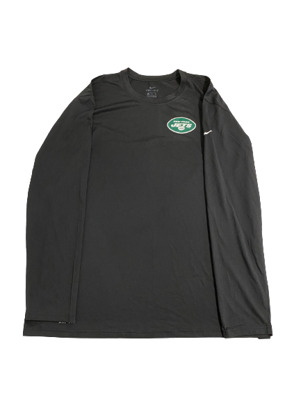 Tarik Black New York Jets Football Team-Issued Long Sleeve Shirt (Size XXL)