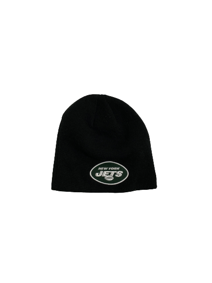 Tarik Black New York Jets Football Team-Issued Set of (2) Beanie Hats