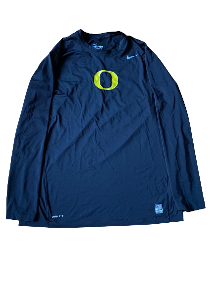 E.J. Singler Oregon Player Exclusive "Own The Knight" Game Shooting Shirt (Size XXL Compression)