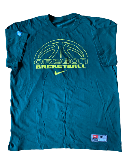 E.J. Singler Oregon Team Issued Short Sleeve Shirt (Size XL)