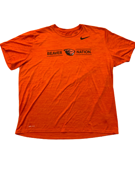 Sean Harlow Oregon State Football Team Issued Workout Shirt (Size XXXL)