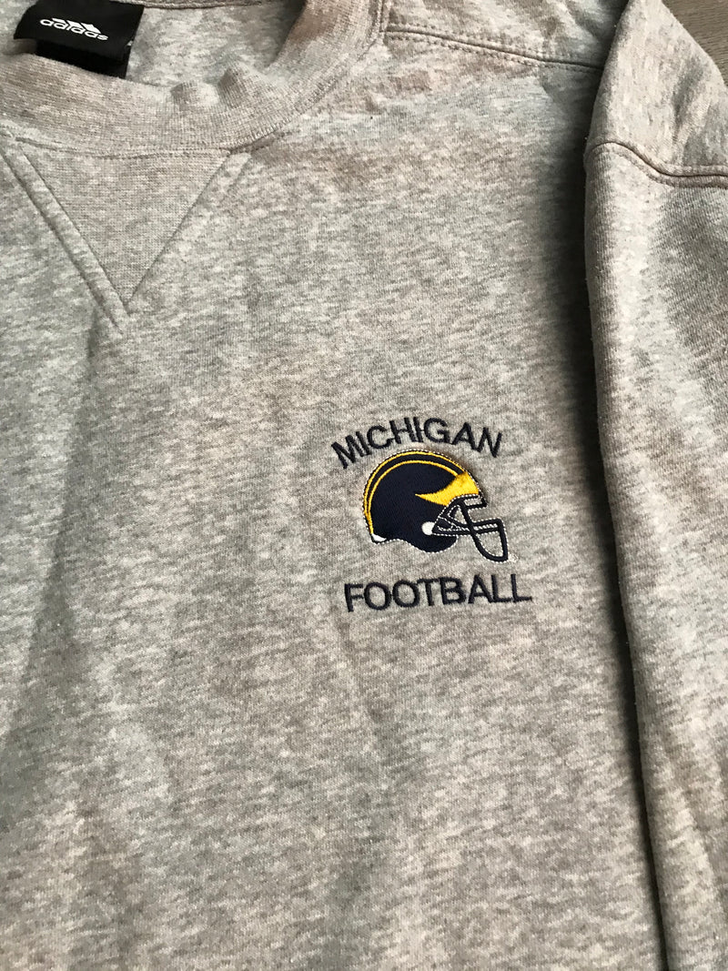 Tyrone Wheatley Jr. Michigan Football Team Issued Crewneck Sweatshirt (Size XXL)
