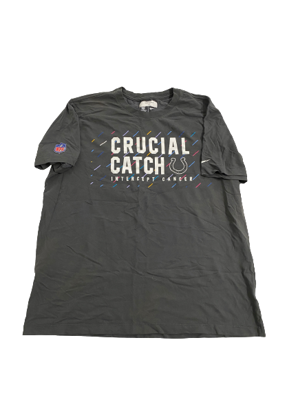Tarik Black Indianapolis Colts Football Team-Exclusive Crucial Catch T-Shirt (Size XL)