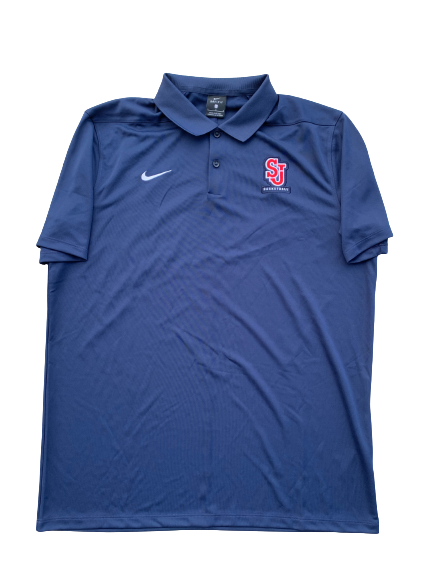 St. Johns Basketball Team Issued Polo (Size L)