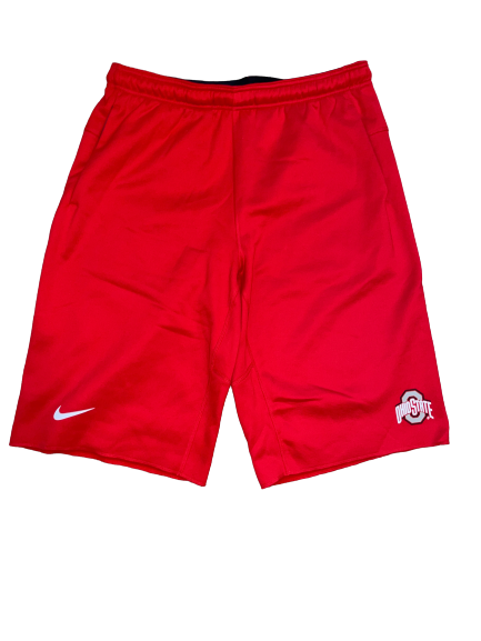 Sean Nuernberger Ohio State Team Issued Sweat Shorts (Size L)