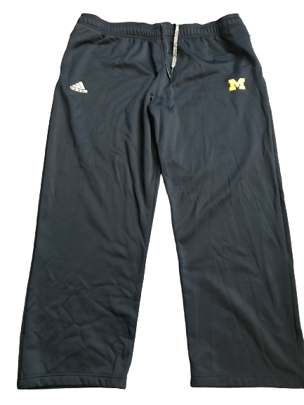 Tyrone Wheatley Jr. Michigan Team Issued Sweatpants (Size XXL)
