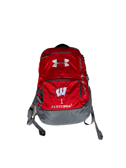 Lauren Carlini Wisconsin Volleyball SIGNED Backpack