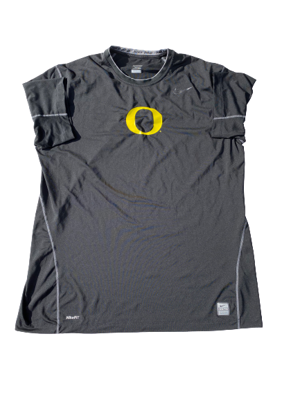 E.J. Singler Oregon Player Exclusive "Own The Knight" Workout Shirt (Size XXL)
