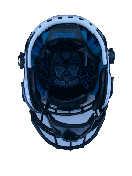 blue f7 helmet Eriq Gilyard UCF Football Game Worn Schutt F7 Helmet – The Players Trunk