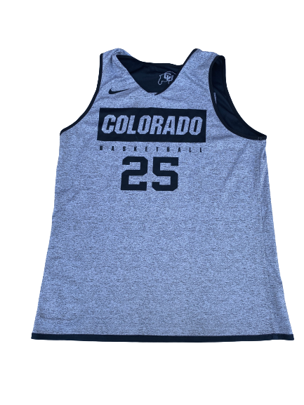 McKinley Wright Colorado Basketball SIGNED Season Worn Reversible Practice Jersey (Size L)