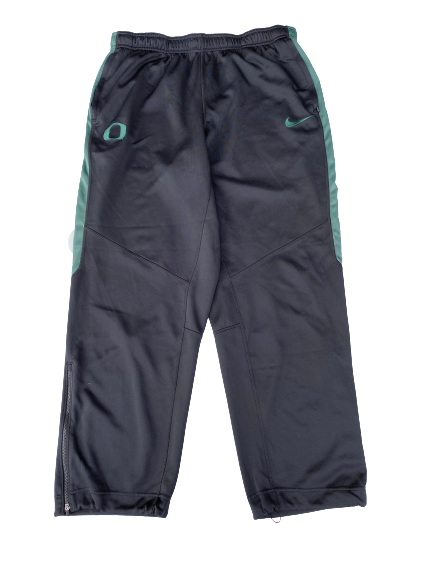 E.J. Singler Oregon Team Issued Sweatpants (Size XXL)