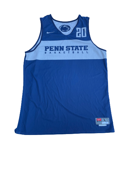 Taylor Nussbaum Penn State Basketball Player Exclusive Reversible Practice Jersey (Size L)
