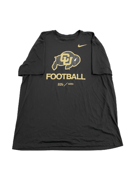 Maddox Kopp Colorado Football Team-Issued T-Shirt (Size XL)