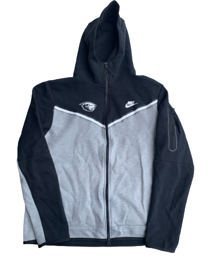 Xzavier Malone-Key Oregon State Basketball Team Exclusive NIKE Tech Fleece Jacket (Size XL)