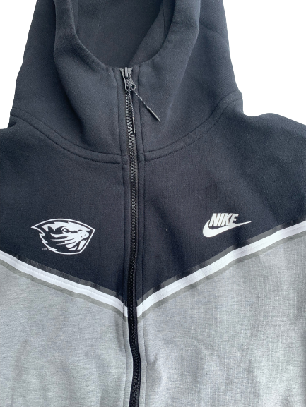 Xzavier Malone-Key Oregon State Basketball Team Exclusive NIKE Tech Fleece Jacket (Size XL)